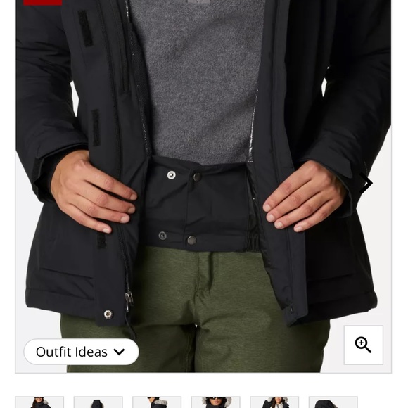 NWT Columbia Women’s Plus Ava Alpine Insulated Jacket 1x “night wave” blue - Picture 16 of 16